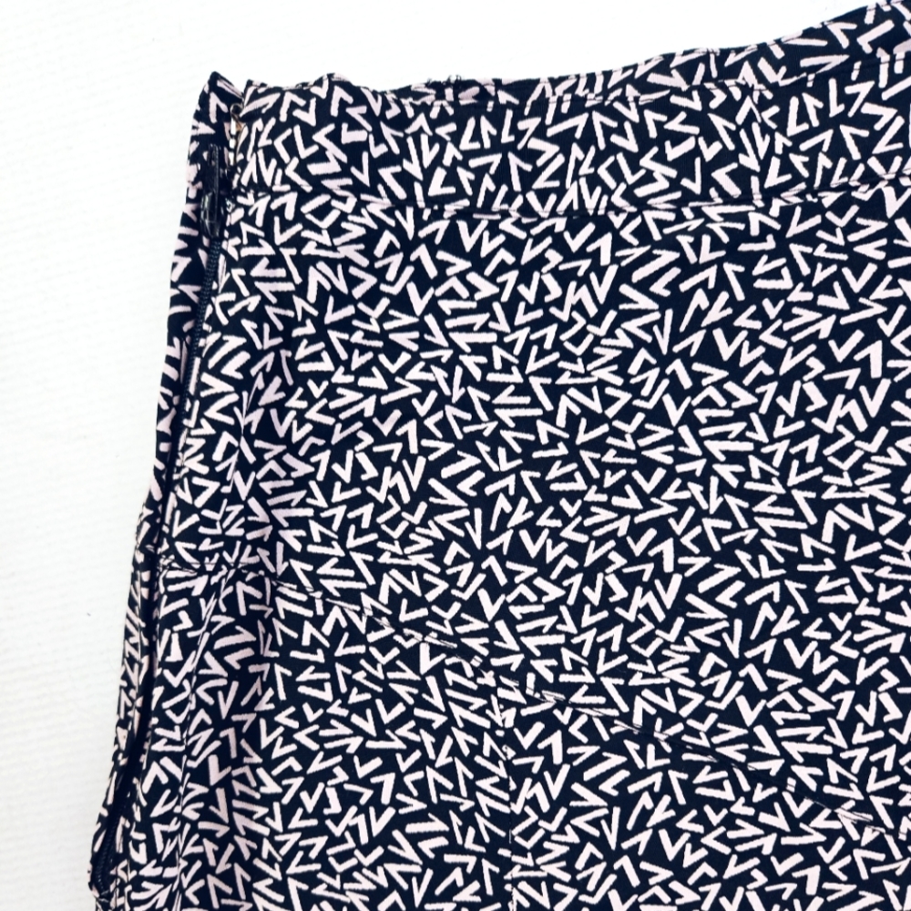 Geo Print Midi Skirt - Picture 4 of 8